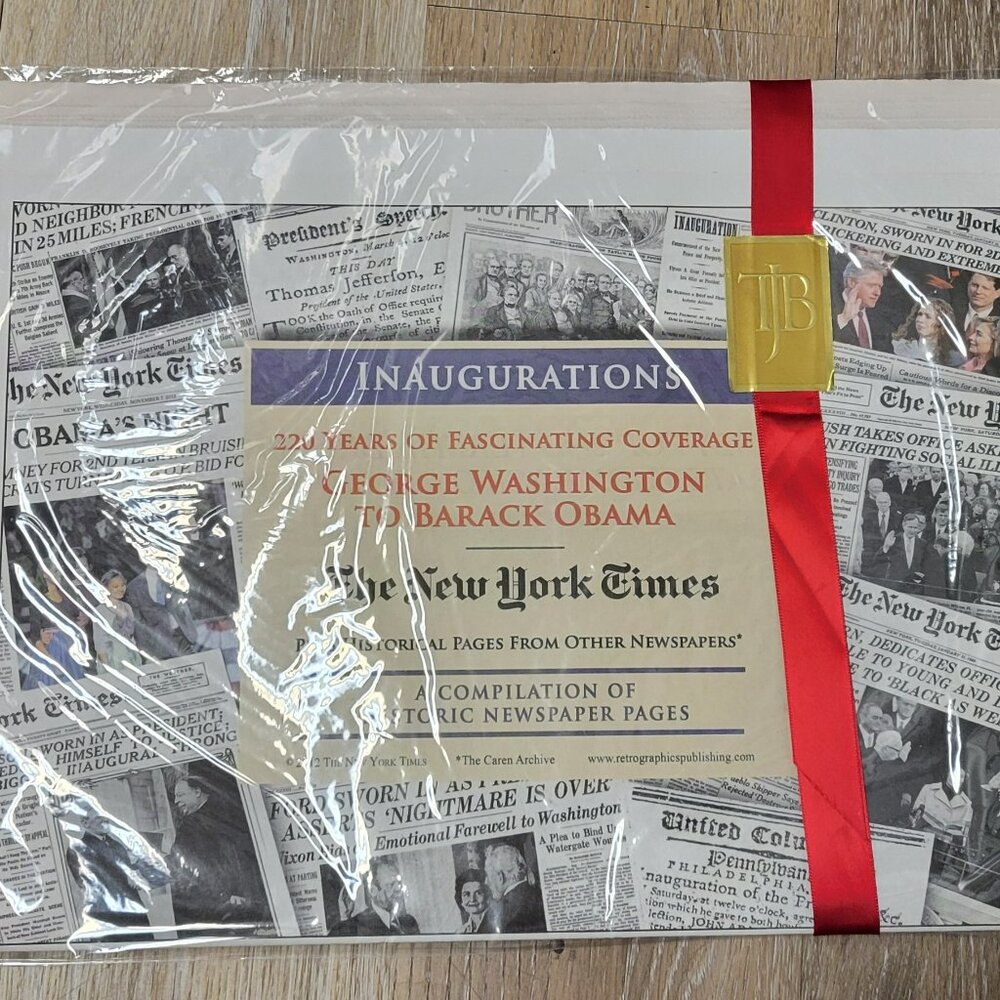 NEW YORK TIMES US A Compilation of Historic Newspaper Pages, Washington to Obama